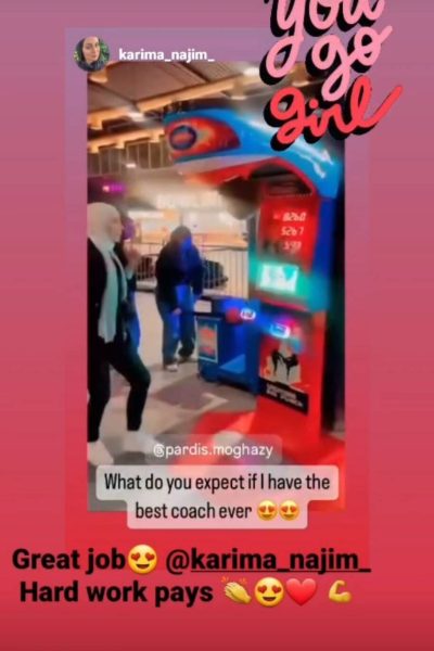 تقييم وتقدير للمدربة الشخصية برديس مغازي